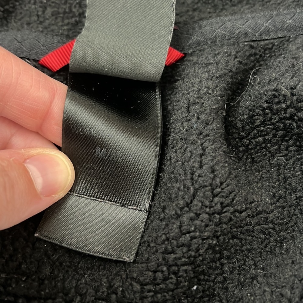 Charcoal Black North Face Hoodie Buttons Zip Pockets Sz Medium - Picture 4 of 9